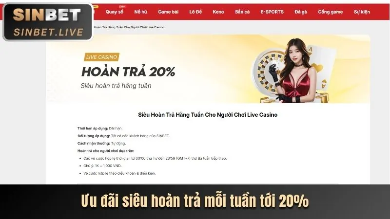 Ưu đãi chào mừng big777 casino